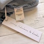 Young Fabulous and Broke Women’s YFB Cropped Loose Fitting Medium Blue Denim Vest Top Sz S NWT Photo 3