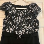 ALYX Dress Women’s Floral on Top Pencil Skirt on Bottom with Waist Belt Size 10 Black Photo 1
