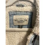 Ashley vintage charm fleece lined, jean jacket size large women's denim Photo 1