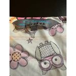 Serene Uniforms Owls Womens size 2XL Polyester Nurses Dental Medical Scrubs White Photo 2