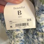 Arula B Short Sleeve Floral Blue Dress Bohemian Flowy Plus Size Altar’d State Photo 3