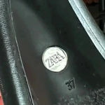 ZARA LACE UP HEELED LEATHER SHOES SIZE 6.5 LIKE NEW SMOOTH LEADER SHOES Photo 11