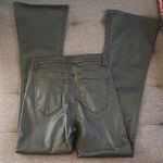 Edikted  Black waxed denim Flared Pants.  Size S Photo 2