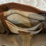 Fringed Tan and Gray Women's Bag Photo 4