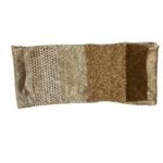 Chico's Infinity Scarf Cream Tan Patchwork Design One Size Warm Soft Textured Photo 1