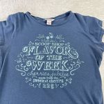 Hollister Vintage Y2K Top Tee Womens M Flavor Of The Week Blue Short Sleeve 2000 Photo 9