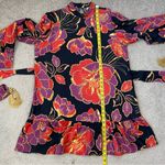 Farm Rio  Shiny Chita Mini Dress Black Combo‎ L Photo 10