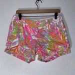 Lilly Pulitzer  Callahan Shorts‎ Scuba To Cuba Neon Size 2 Photo 0