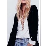 Free People NWT  Yesterday's Muse Velvet Blazer Size XS Photo 0