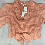 Walter Baker NWT  Bree Top Peach Jaguar Photo 5