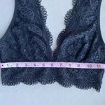Victoria's Secret Black Lace Long Line Plunge Bralette Photo 8