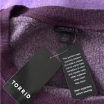 Torrid NEW Relaxed Fleece Crew Neck Varsity Drop Shoulder Sweatshirt Size 2X Photo 6
