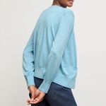 MM.LaFleur The Rosalia Pointelle Cardigan - Light Merino Sz XL Photo 1