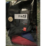 Under Armour HEAT GEAR WOMEN'S USA BLACK RED BLUE WORK OUT GYM LEGGINGS S NEW Photo 11