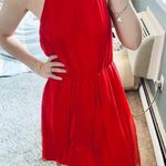 Rebecca Taylor  red silk chiffon dress Photo 1