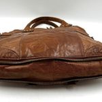 Sam Edelman Moto Tumbled Leather Tote Brown Bag Photo 9