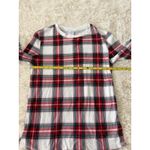 Stars Above  Womens Pajama Set‎ Plaid Red White Lounge Sleepwear Medium M Photo 1