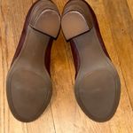 Lucky Brand Joal Shooties Maroon Peep-Toe Heeled Boots Size 8.5 Photo 4