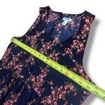 Old Navy Navy Blue Floral Blossom Mini Dress – Large Photo 6