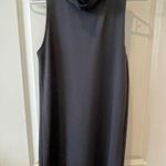 Leith Sleeveless Black Turtleneck Dress Photo 0