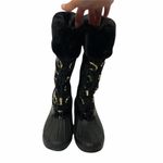 INC International Concepts Lorinah Black Tweed Winter Boots Sz 8 Photo 4