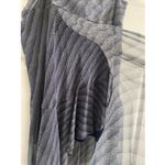 Alfani Womens 16 Duville Resport Navy Print Silk Skirt NEW Ruffle Feminine Blue Size 16P Photo 3