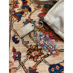 Coach  Poppy Glam Signature Metallic Tote Bag Silver 14489 FLAW Photo 10