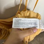 Abercrombie & Fitch NWT  Yellow Fitted Mini Dress Women's Size XL Photo 5