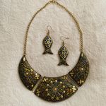 Free People Rare Indian Handcrafted Necklace Set Photo 0