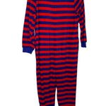 Nick & Nora Sleepwear Onesie Striped Footie Pajamas EUC Sz M Polyester Women’s Photo 5