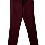Loft Ann Taylor  ZOE Ankle Trouser Pants Maroon Size 6 EUC #7962 Photo 1