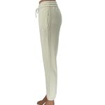 Peloton White Elastic Waist Drawstring Workout Ankle Sweat Jogger Pants XS Photo 1