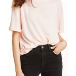Free People ‎ We The Free Cassidy Tee T-Shirt in Pink Size Small Photo 0
