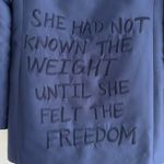 Grover Rad Jacket Womens XS Blue Collection 001 Wool Silk Art Oversized Blazer Black Photo 6