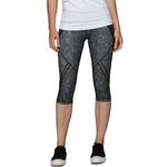 Lululemon  Cool To Street Crop Jazzy White Gator Green Sage Green Legging‎ Size 4 Photo 2