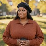 Ophelia Roe Rust Orange Collared Sweater 3x Photo 3