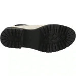 Amazon Essentials Women’s Combat Chelsea Boots, Black/Off White, Size 10 White Photo 4