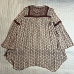 Knox Rose  dusty pink boho mini dress Photo 4