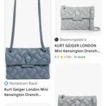 Kurt Geiger Quilted Gray Crossbody Bag NWOT Photo 2