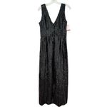 Lee Jordan Vintage Sequin Formal Dress Women's 14 Black Evening 70s Whimsigoth Photo 5