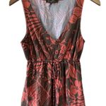 Tommy Bahama Hawaiian Tropical Supima Cotton Stretch Drawstring Empire Waist Top Photo 0