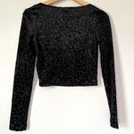 Sincerely Jules Long Sleeve Crop Top Black Photo 1