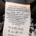 Free People  Bomber Jacket Black Purple Floral Snap Close Lightweight Boho Size S Photo 10