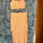 Lulus Women’s Lulu Ribbed Body Con Two Piece Dress/skirt Photo 4