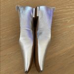 Franco Sarto  Vana Ballet Flat, Silver, Size 9 Wide, NWT Floor sample Photo 4