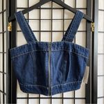 Harper Heritage  Women’s Denim Front Zipper Top Size Medium Photo 0