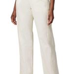 Colovos high rise white cream straight leg ankle jeans 25 Photo 0
