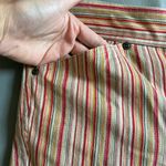 Sigrid Olsen  SO Blue Women's Striped Cropped Pants Size 10 Vintage‎ Photo 2