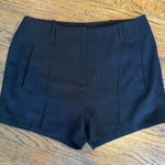 Alexander Wang  Black High Waist Shorts Photo 0