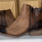 Circle G  Two-Tone Brown Ankle Boots Photo 2